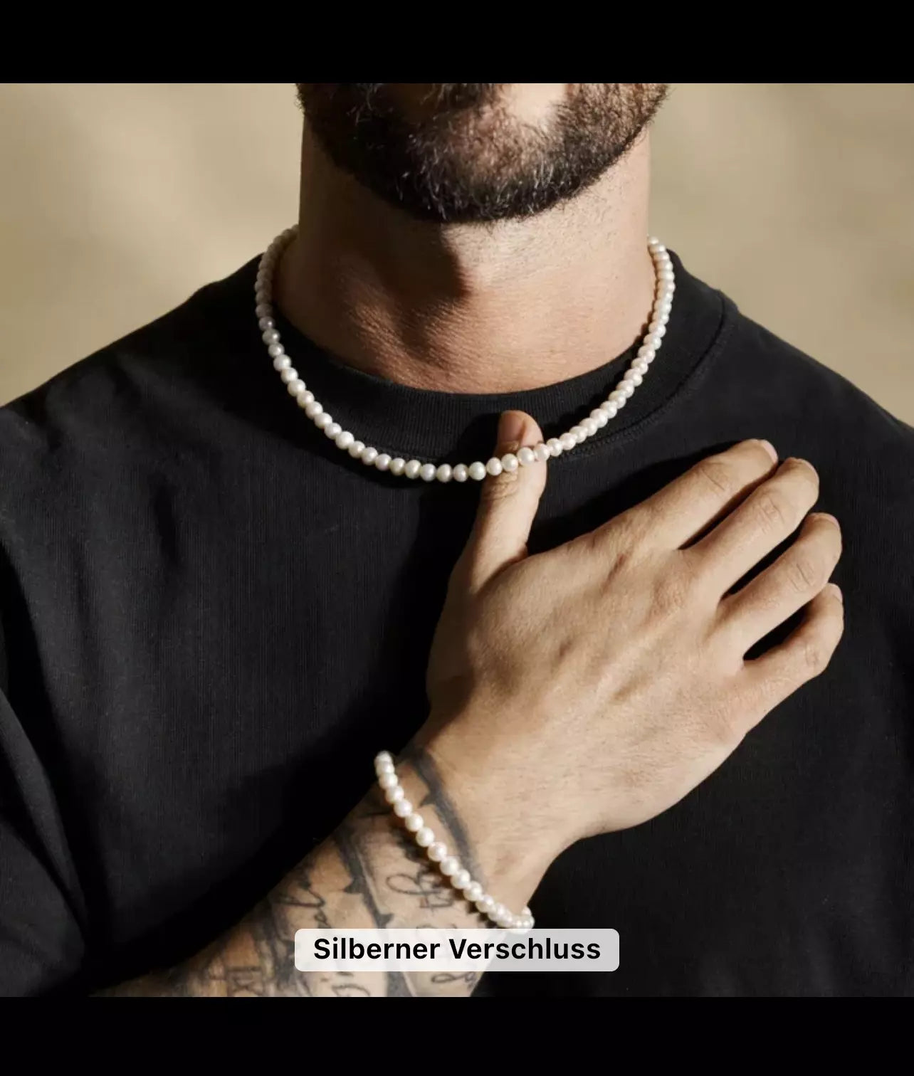 Perlen Kette x Armband Set