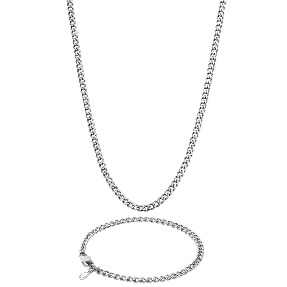Cuban Kette x Armband Set
