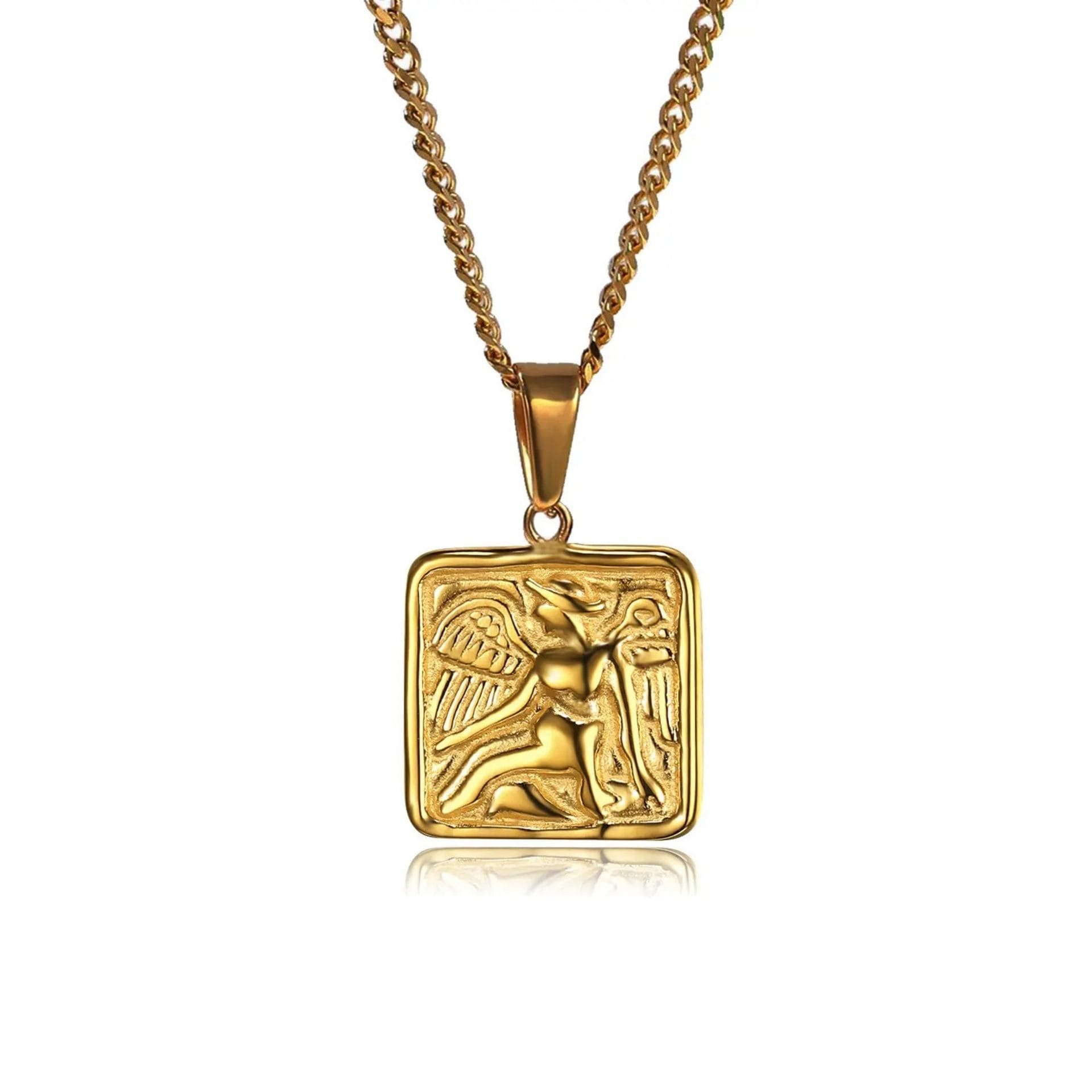 Engel Medaillen Kette