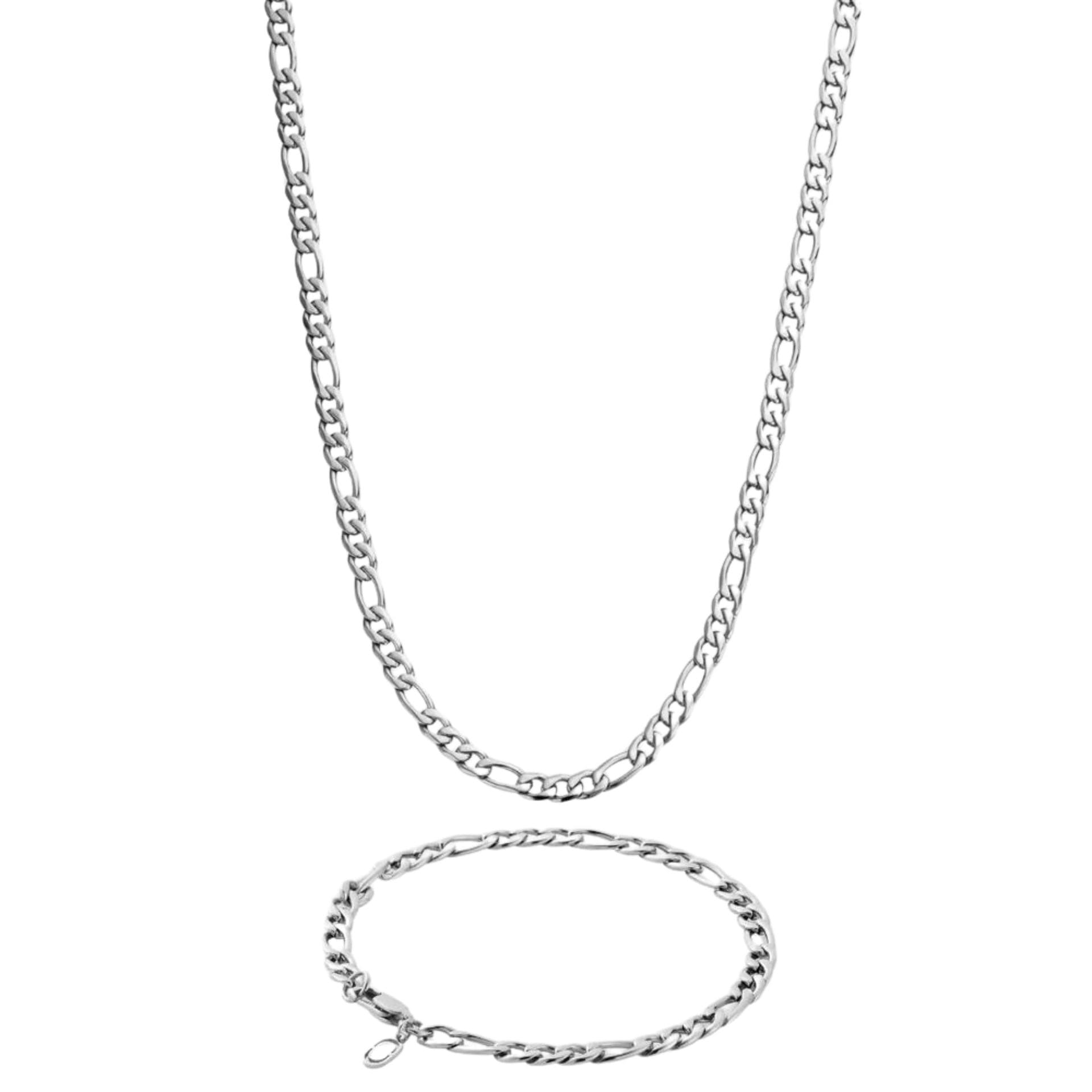 Figaro Kette x Armband Set