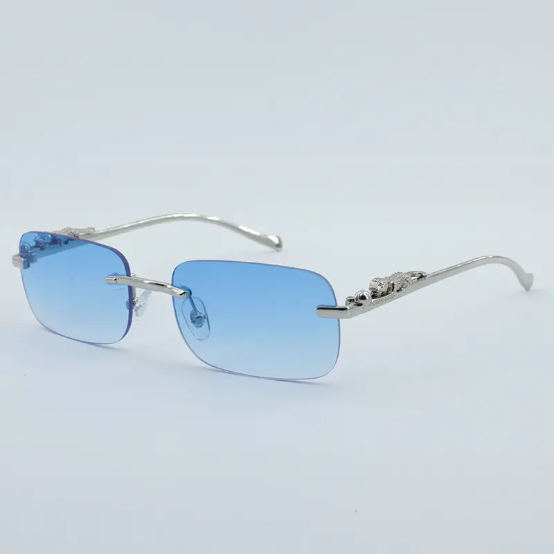 Silber/Blau