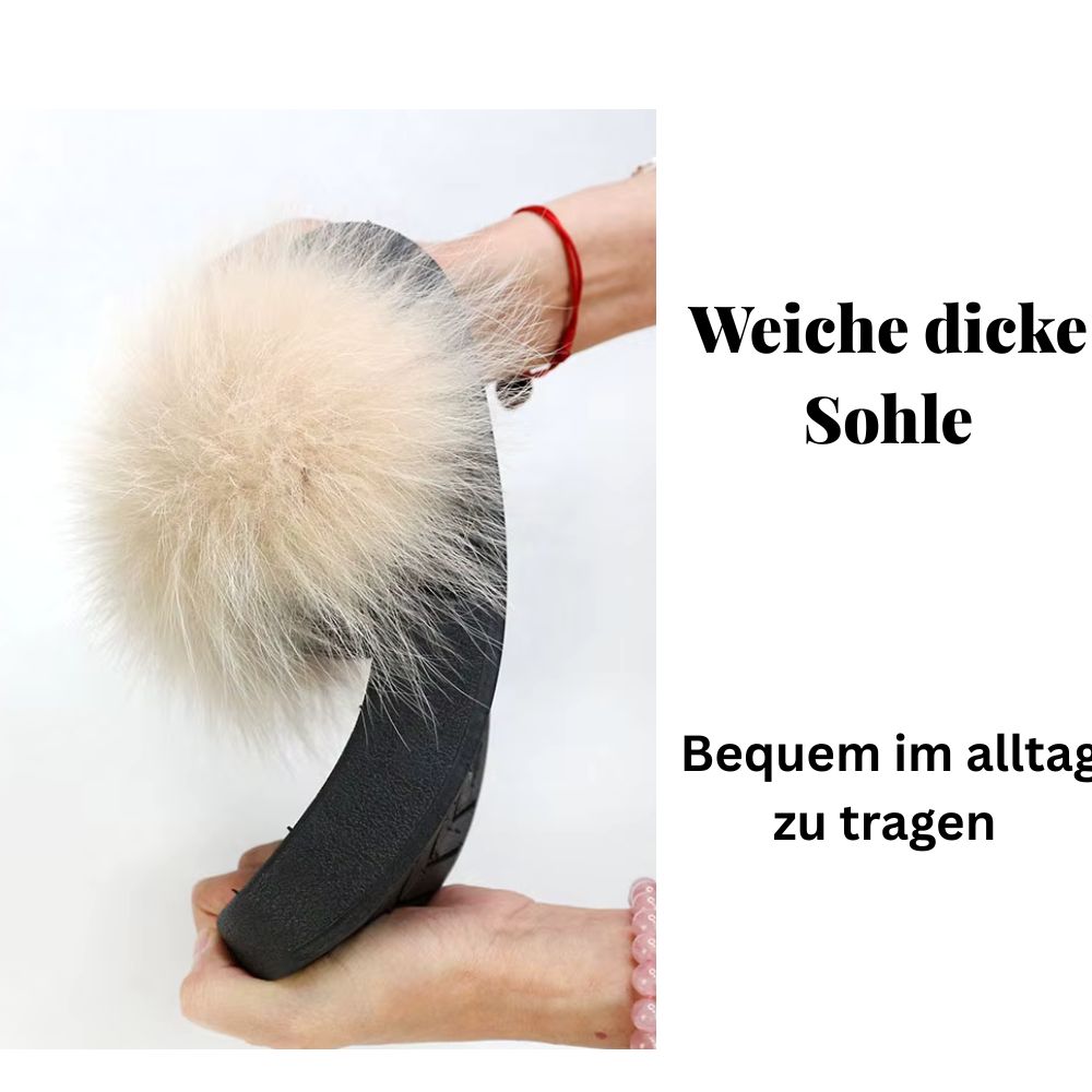 Kuschelige Plüsch Hausschuhe Strandschuhe