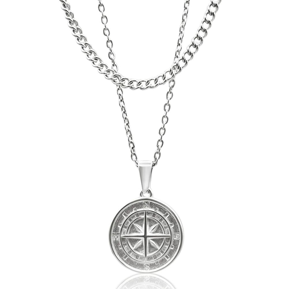 Kompass Kette x Cuban Kette Set