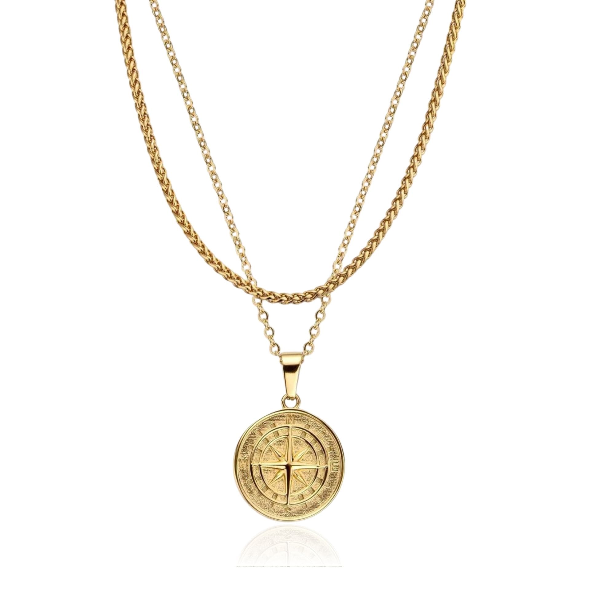 Kompass Kette x Wheat Kette Set
