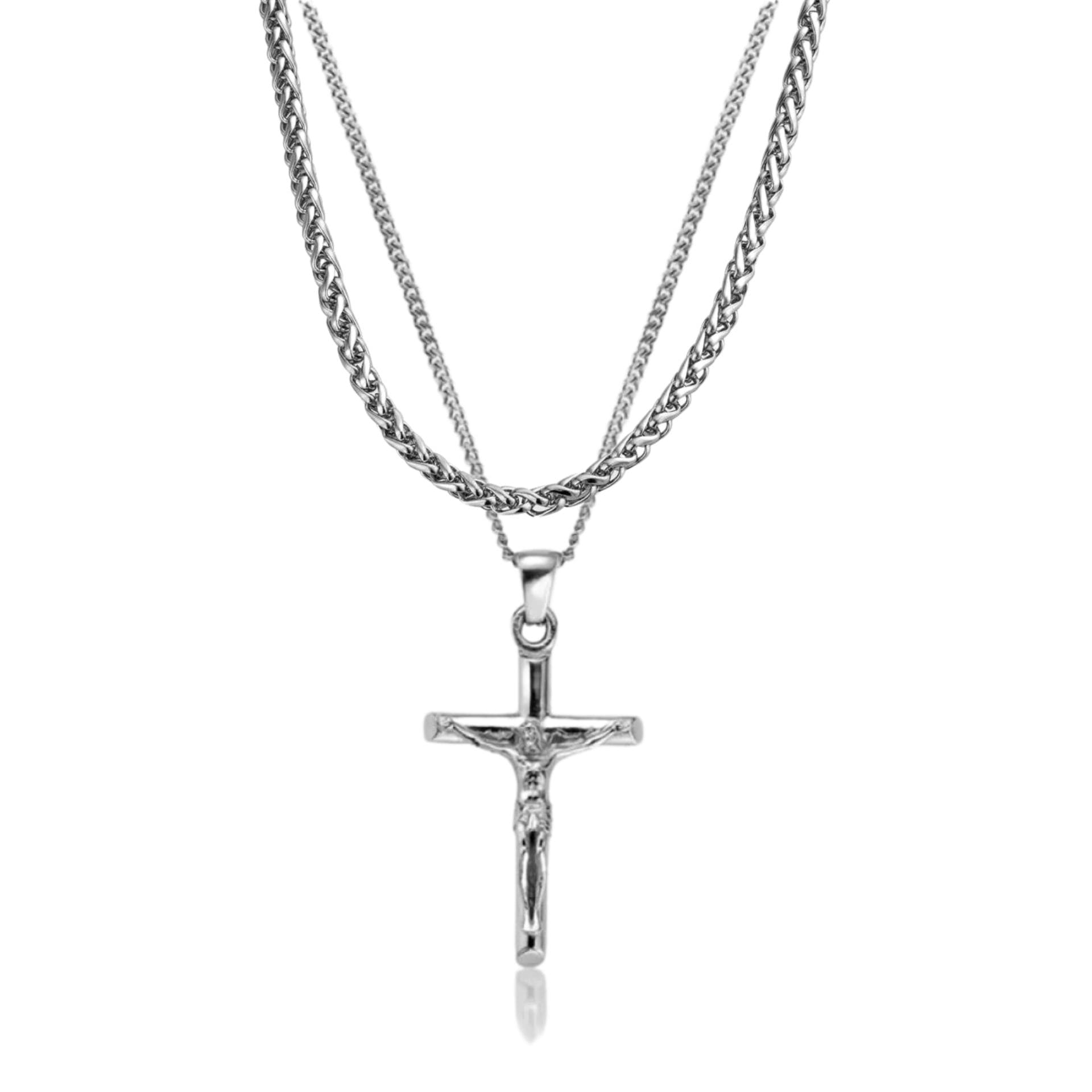 Kreuz Kette x Wheat Kette Set