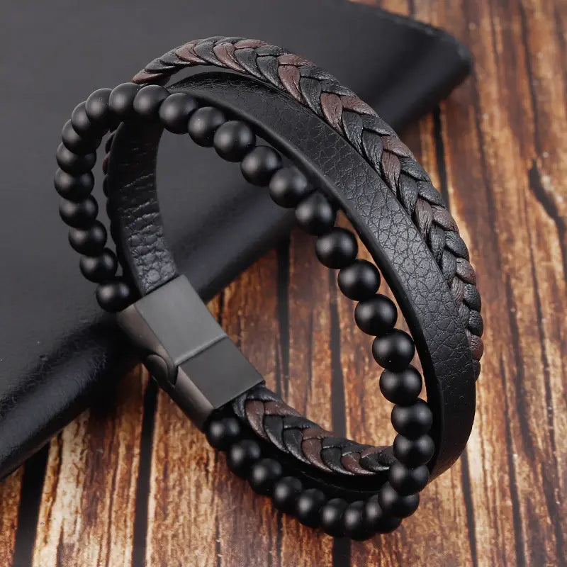 Leder Armband