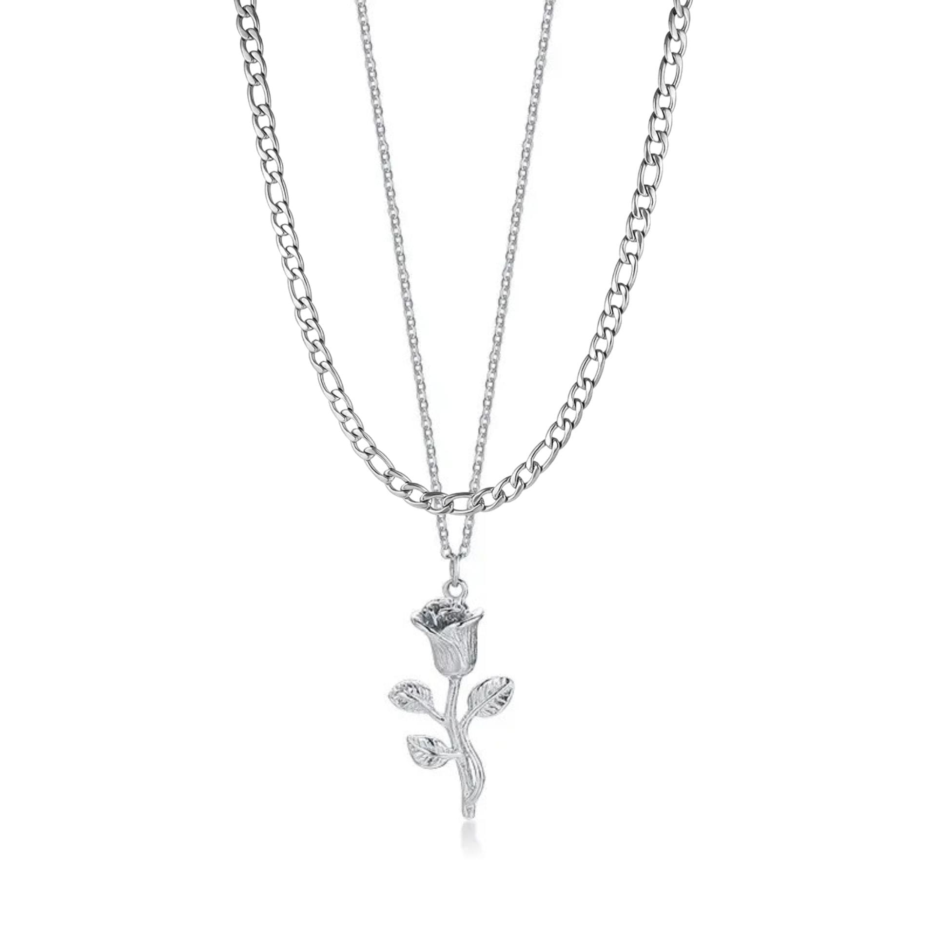 Rose Kette x Figaro Kette Set