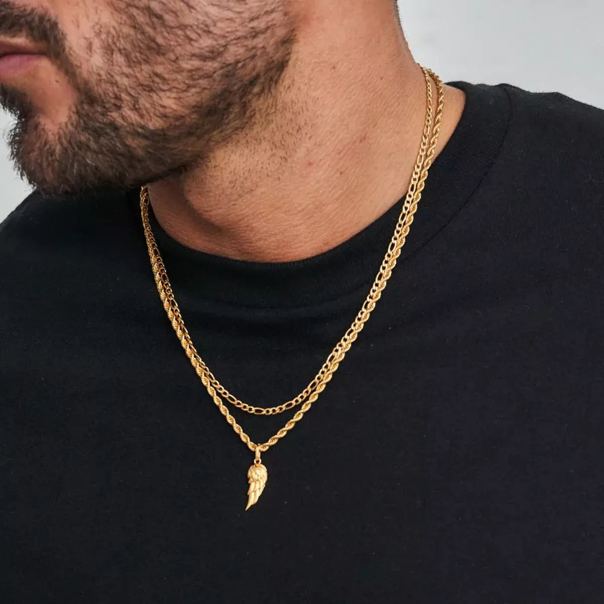 Wing Kette x Figaro Kette Set
