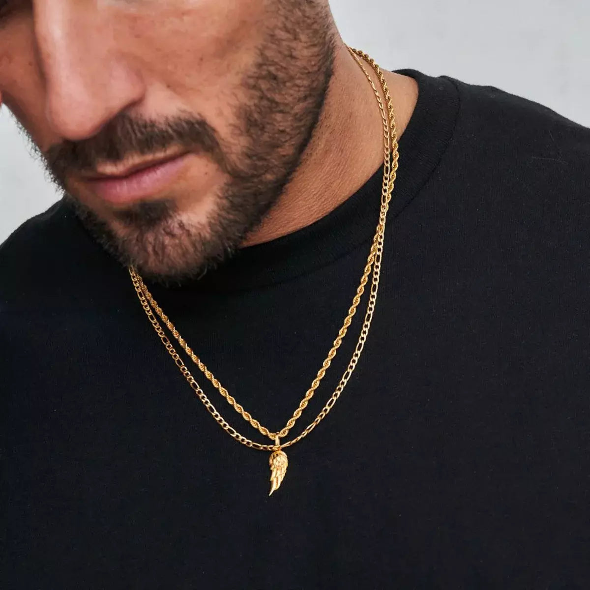 Wing Kette x Figaro Kette Set