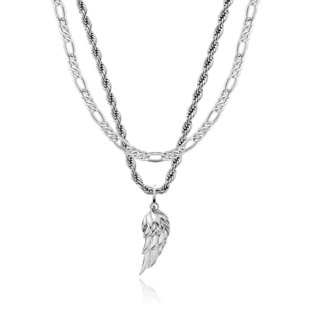 Wing Kette x Figaro Kette Set