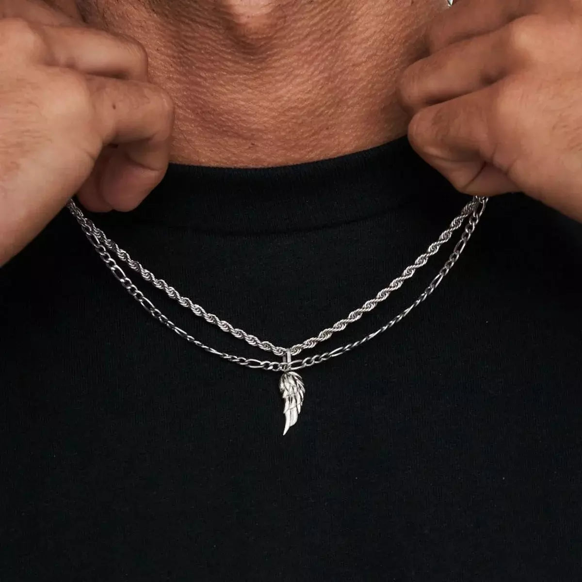Wing Kette x Figaro Kette Set