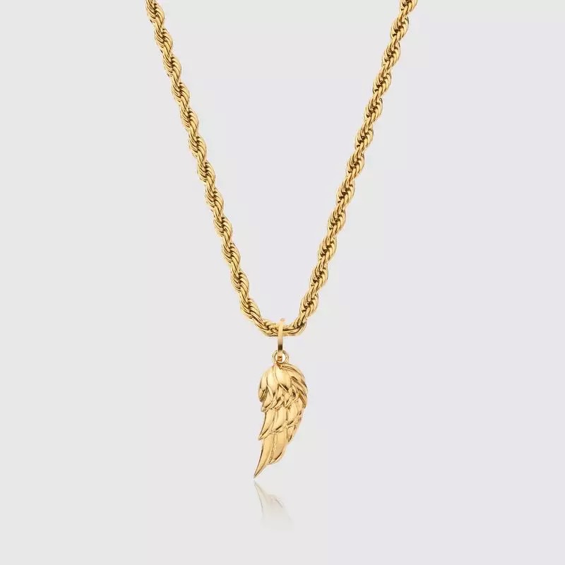 Wings Flügel Halskette 20 mm Gold Damen
