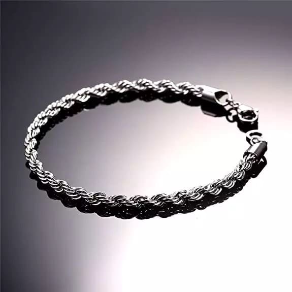 Rope Chain Silber Damen Armband