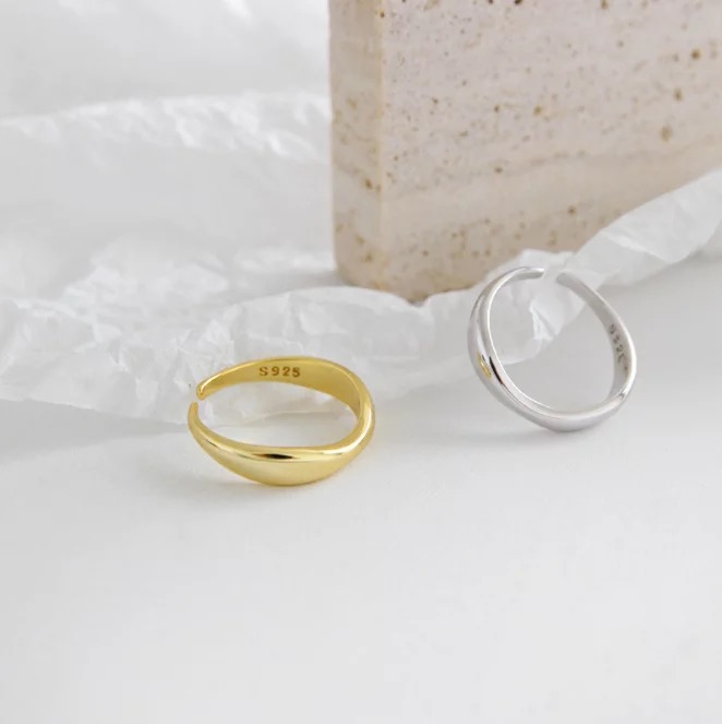 Einzigartige 925 Silber Ring