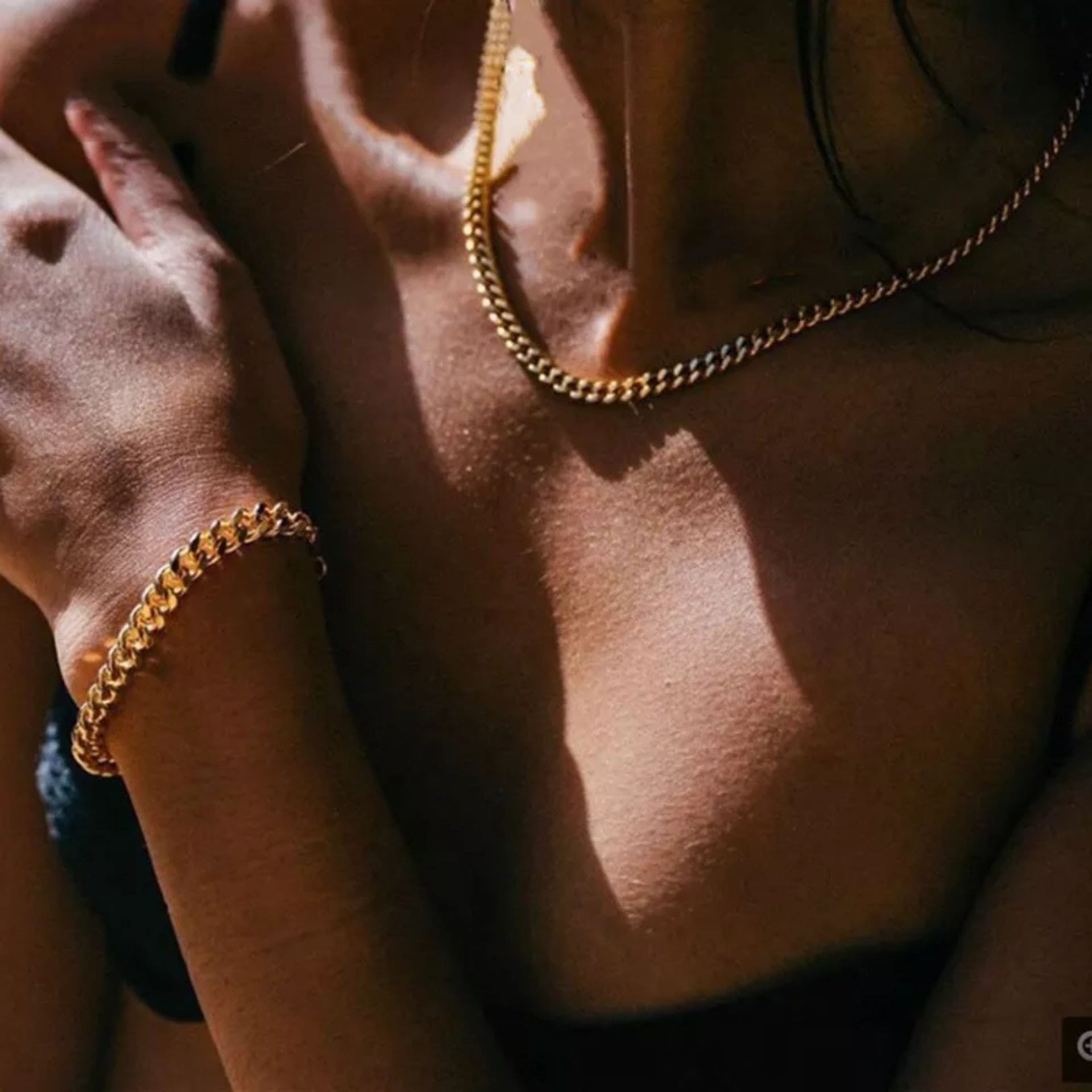 Cuban Armband Gold Damen