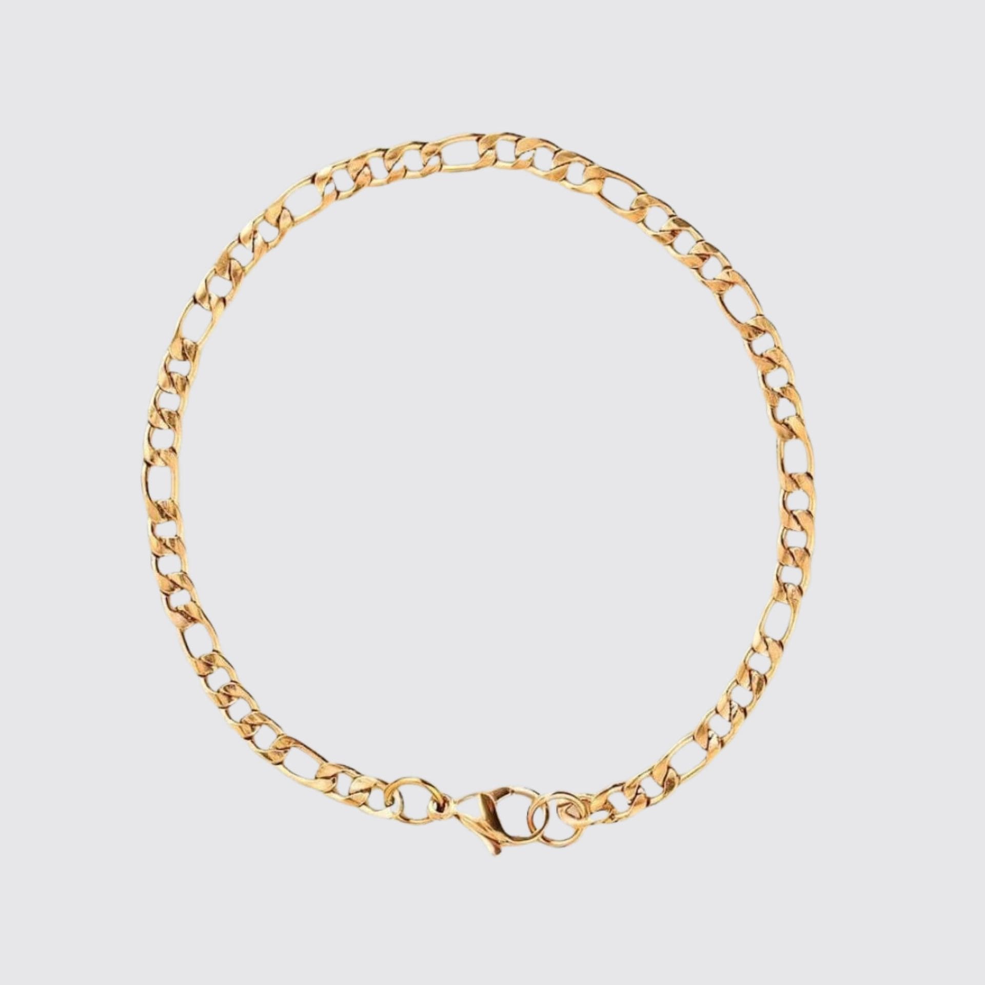 Figaro Chain Gold Armband