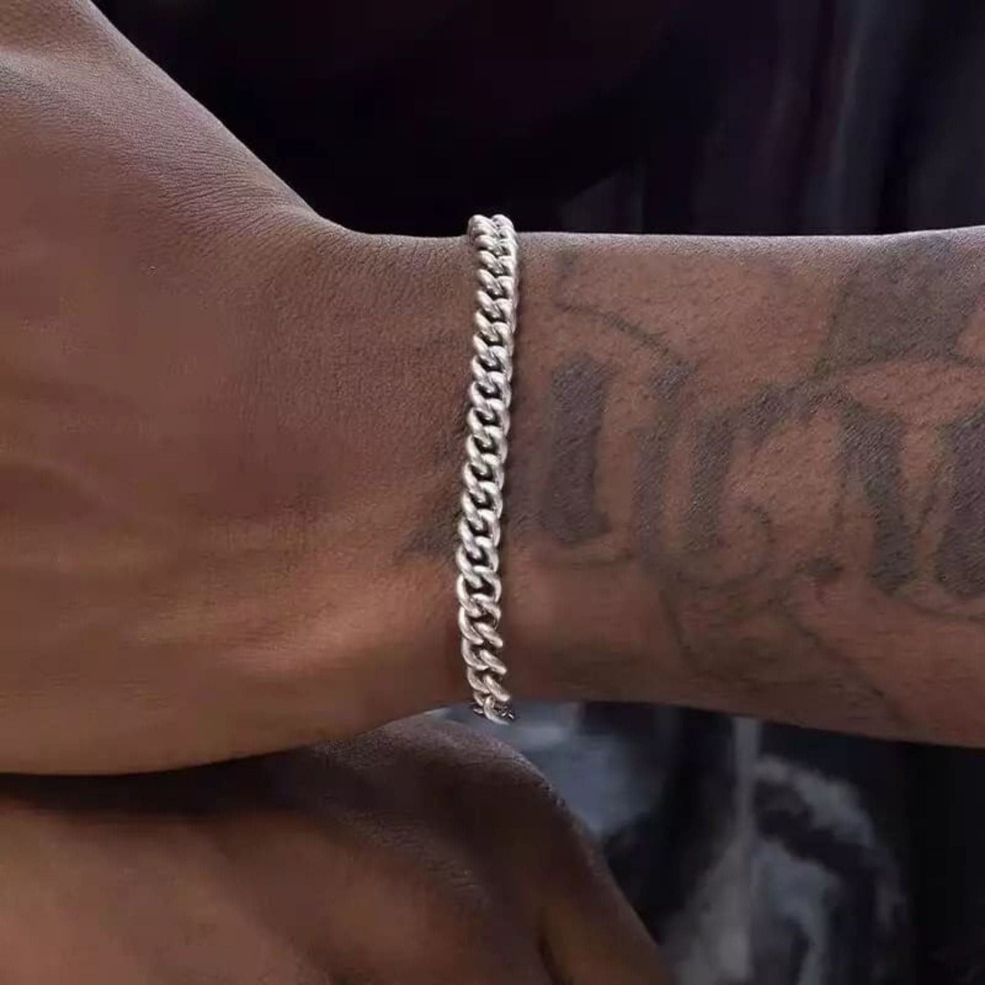 Cuban Link Silber Armband 
