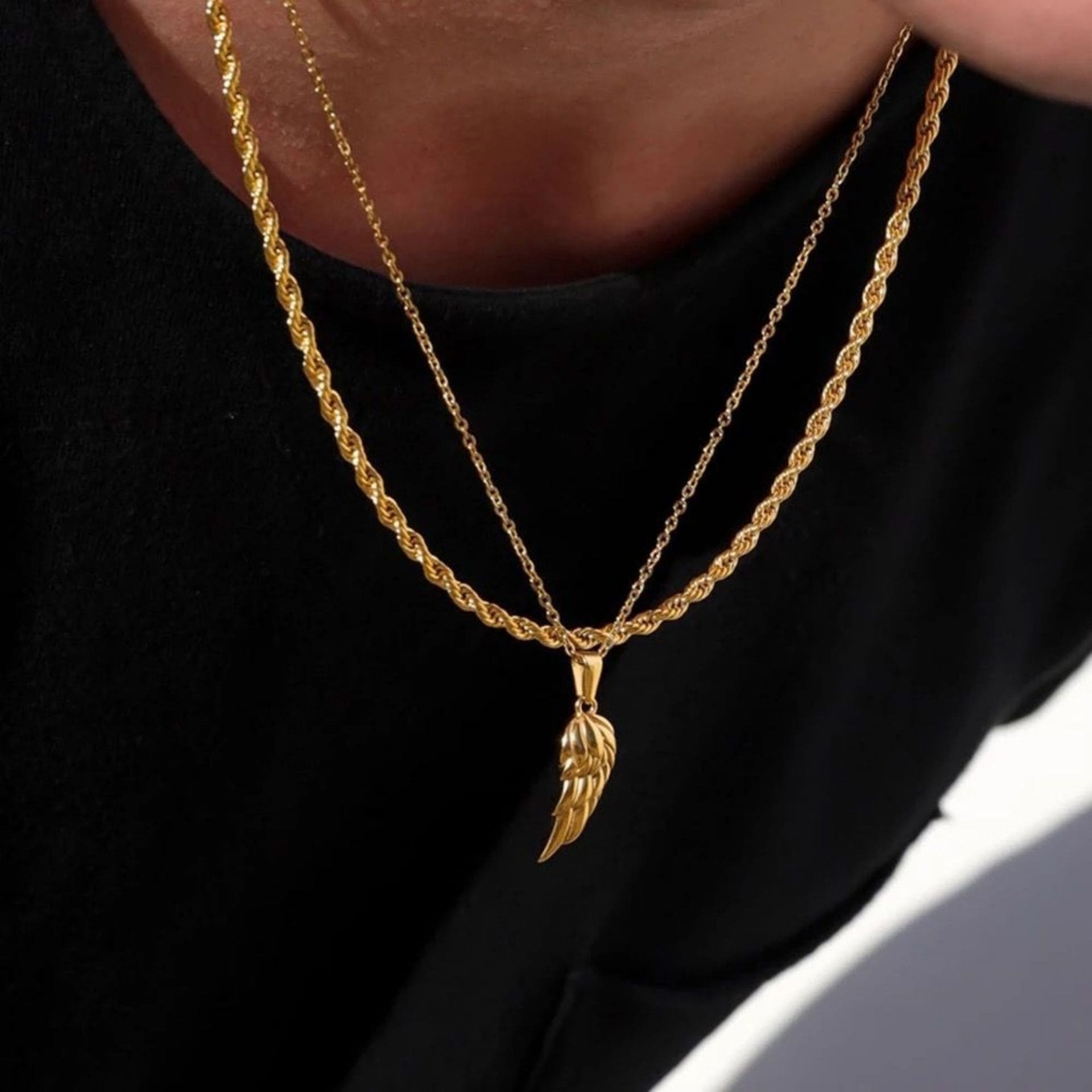 Flügel Chain Gold 