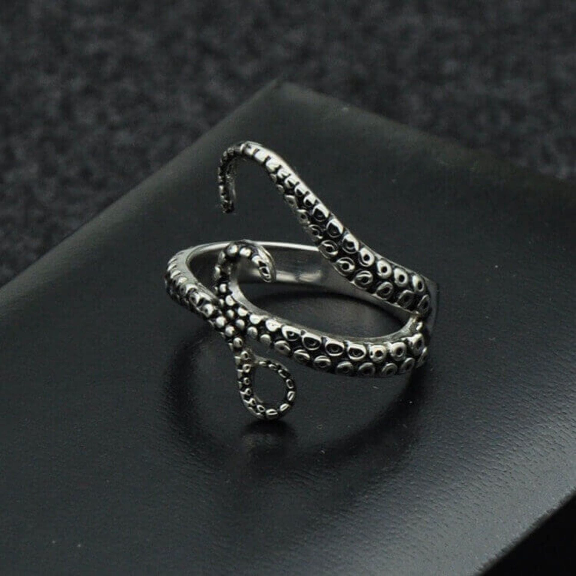 Octopus Ring Gold Silber